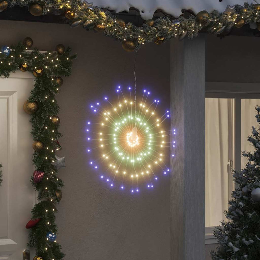 Lumină Stelară De Crăciun 140 Led-Uri, Multicolor, 17 Cm