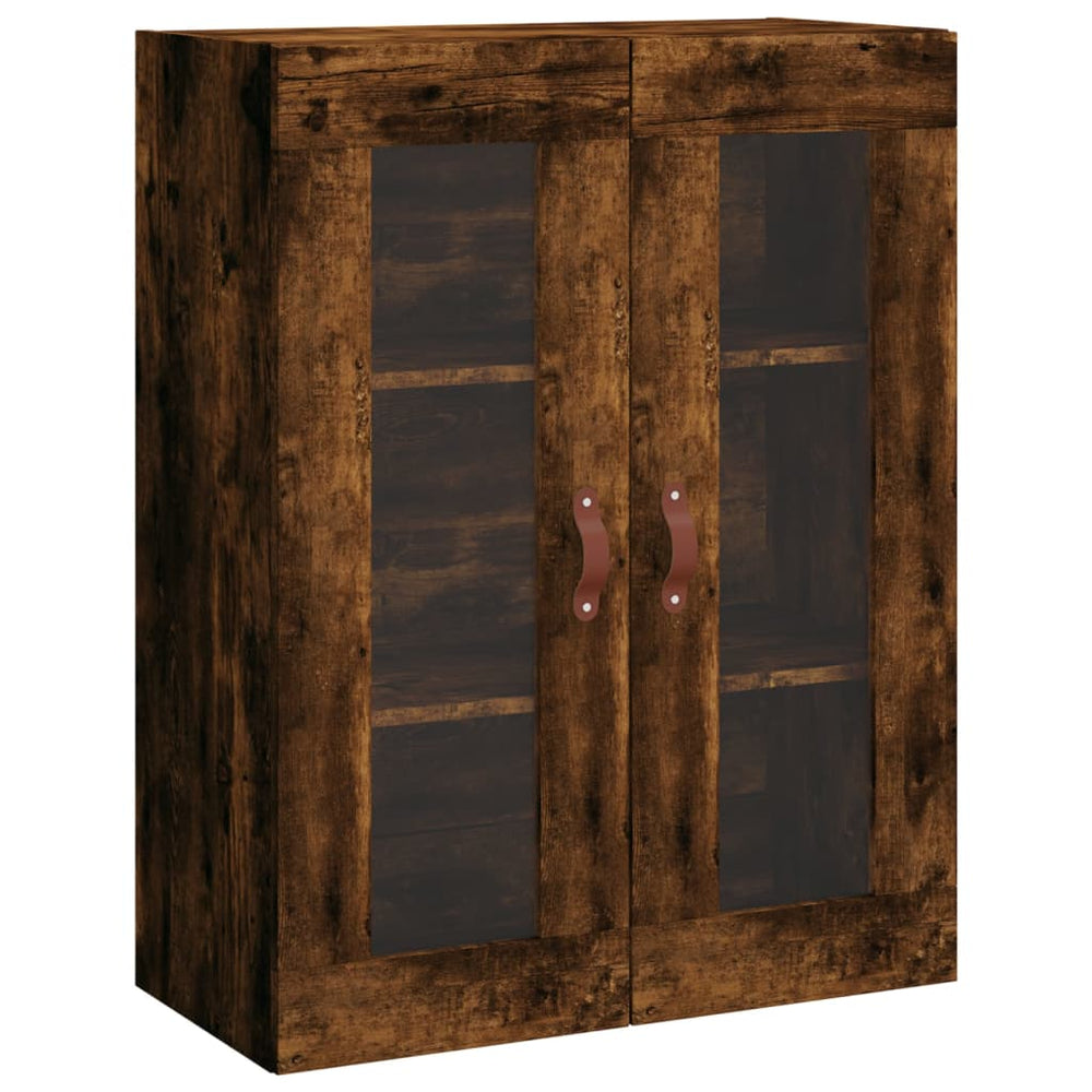 Dulap Montat Pe Perete, Stejar Fumuriu, 69,5X34X90 Cm