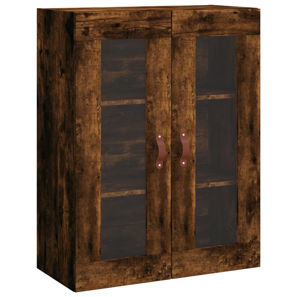Dulap Montat Pe Perete, Stejar Fumuriu, 69,5X34X90 Cm