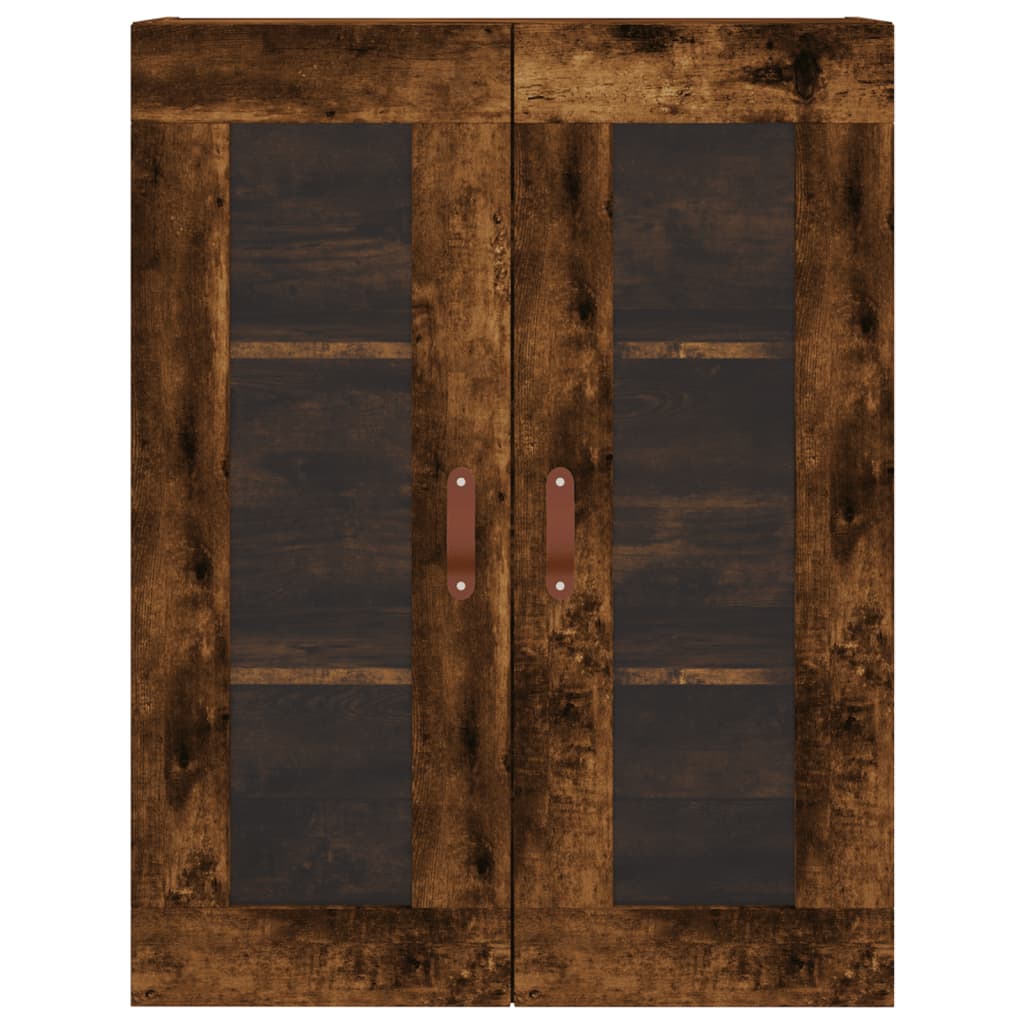 Dulap Montat Pe Perete, Stejar Fumuriu, 69,5X34X90 Cm