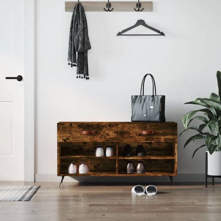 Bancheta Pantofar, Alb Extralucios, 102X35X55 Cm, Lemn Compozit