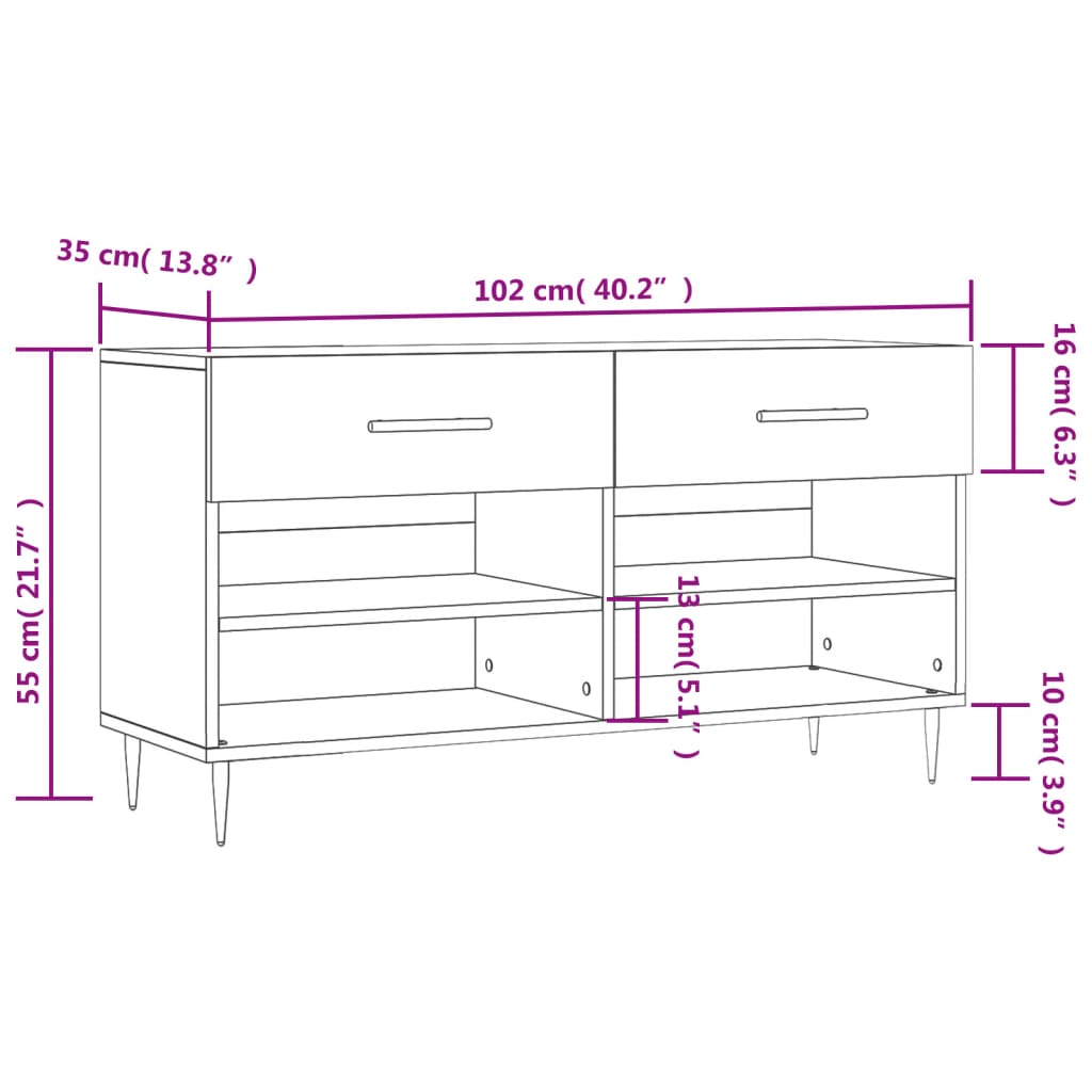 Bancheta Pantofar, , 102X35X55 Cm, Lemn Prelucrat