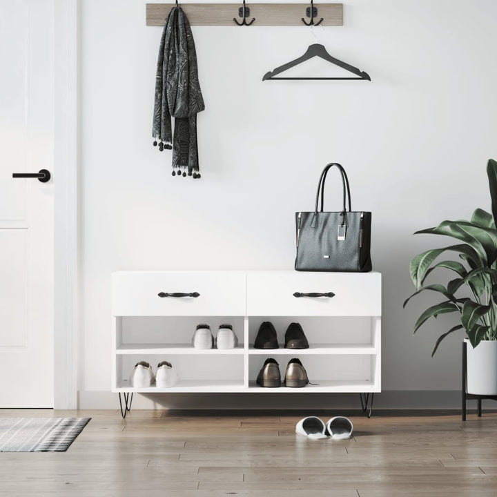 Bancă De Pantofi, , 102X35X55 Cm, Lemn Prelucrat