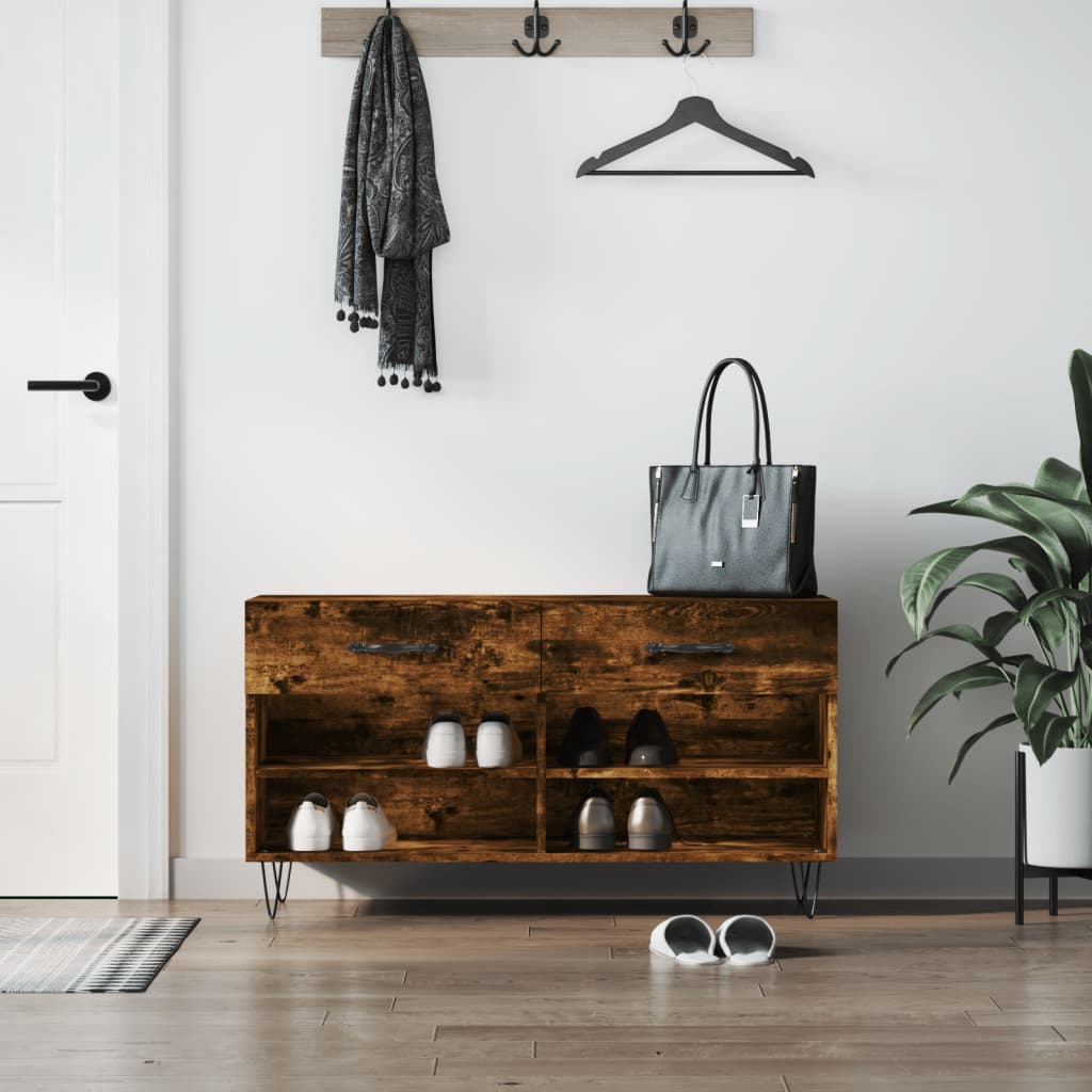 Bancă De Pantofi, , 102X35X55 Cm, Lemn Prelucrat