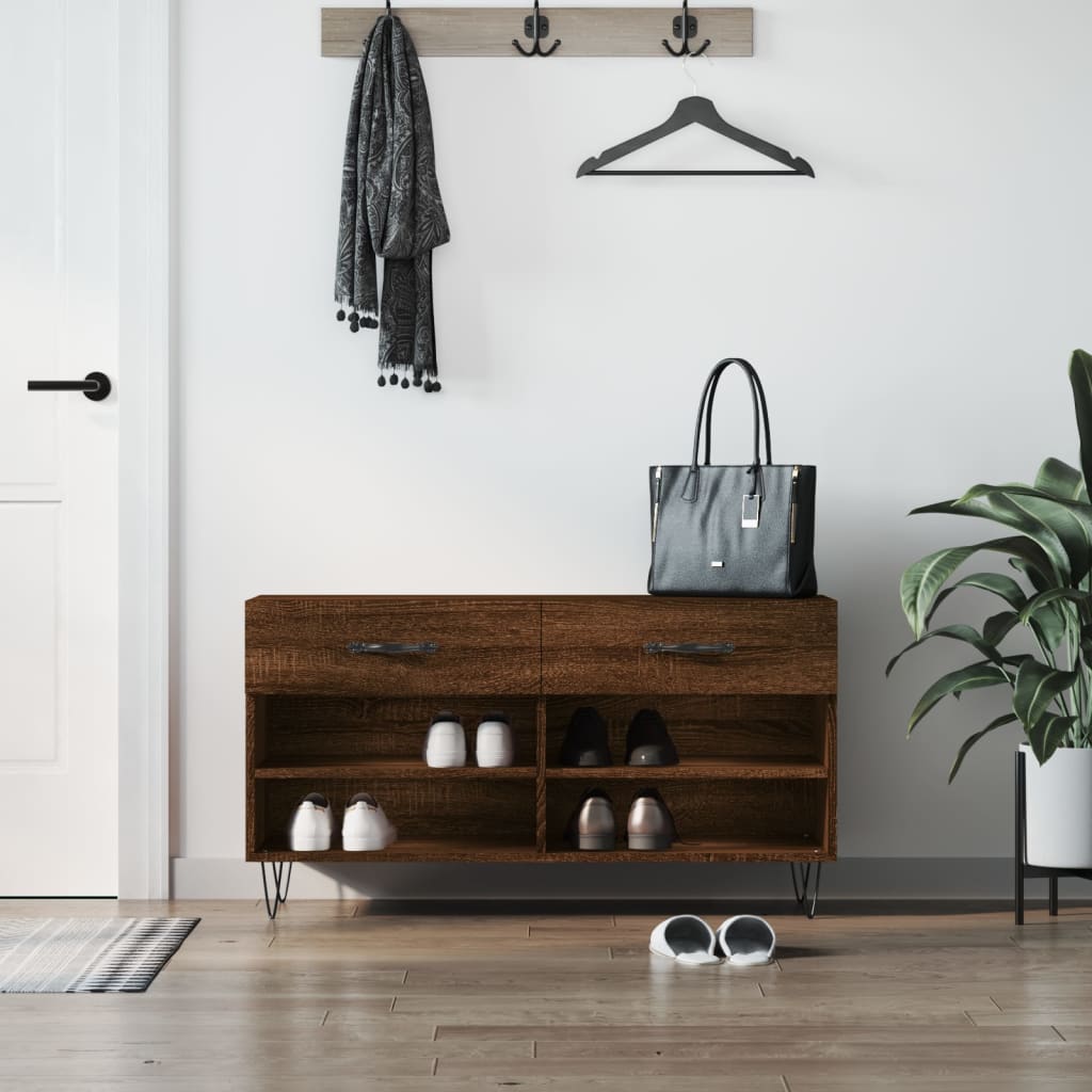 Bancă De Pantofi, , 102X35X55 Cm, Lemn Prelucrat