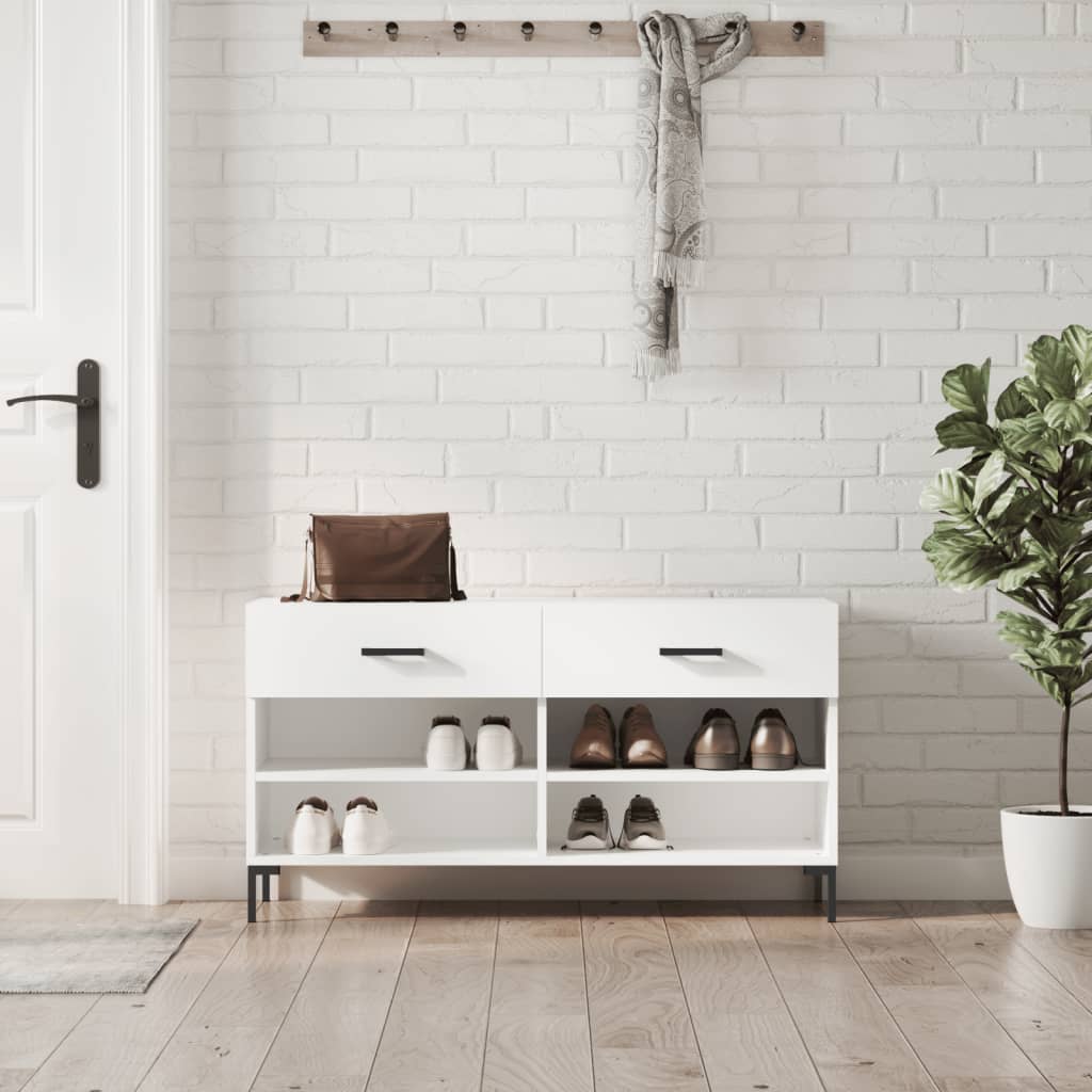 Bancă De Pantofi, , 102X35X55 Cm, Lemn Prelucrat