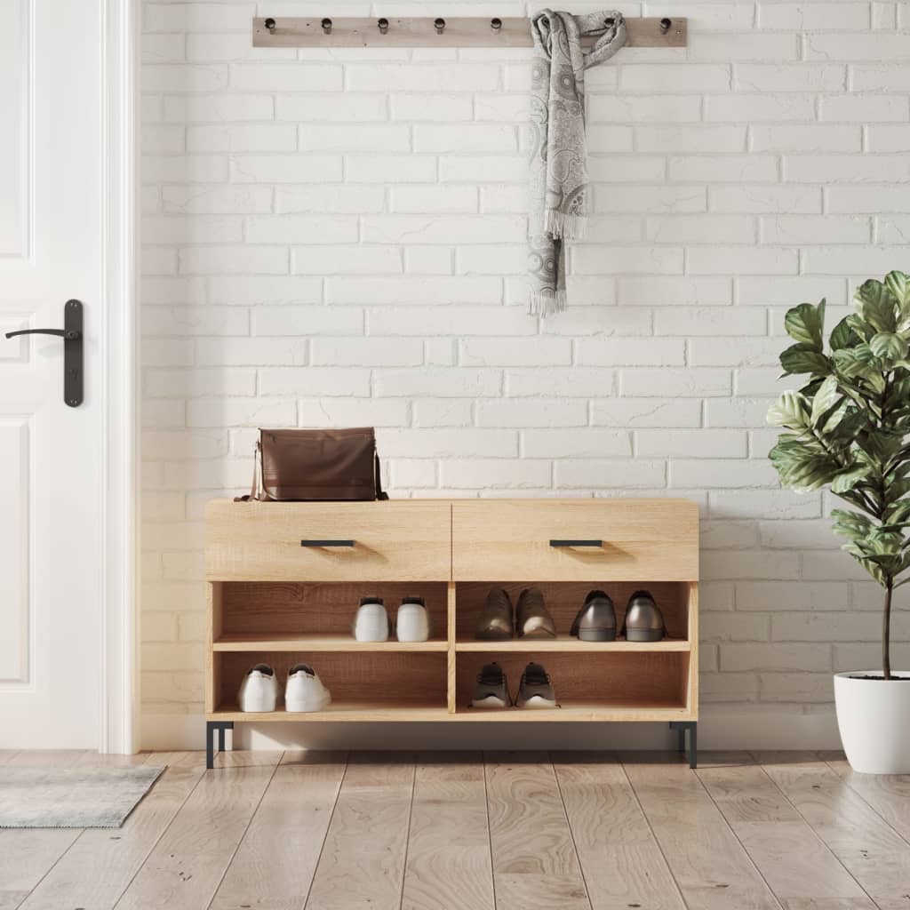 Bancă De Pantofi, , 102X35X55 Cm, Lemn Prelucrat