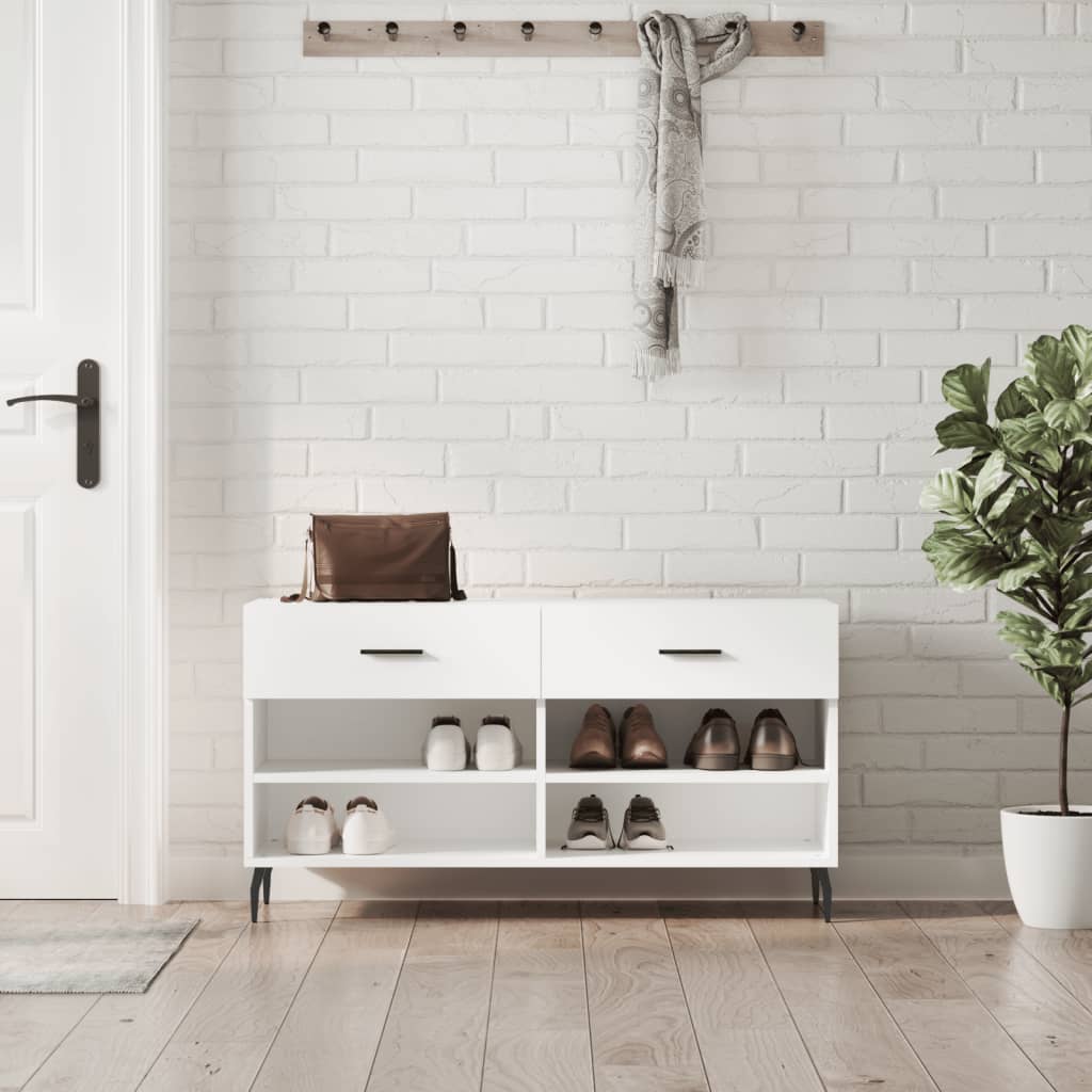Bancă De Pantofi, , 102X35X55 Cm, Lemn Prelucrat