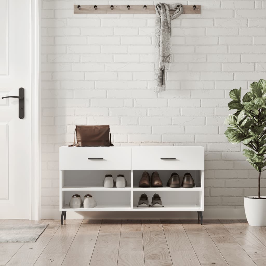 Bancă De Pantofi, , 102X35X55 Cm, Lemn Prelucrat