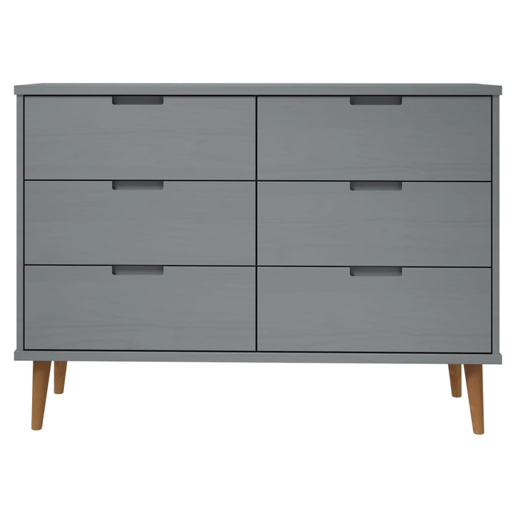 Dulap Cu Sertare „Molde”, , 113X40X80 Cm, Lemn Masiv De Pin