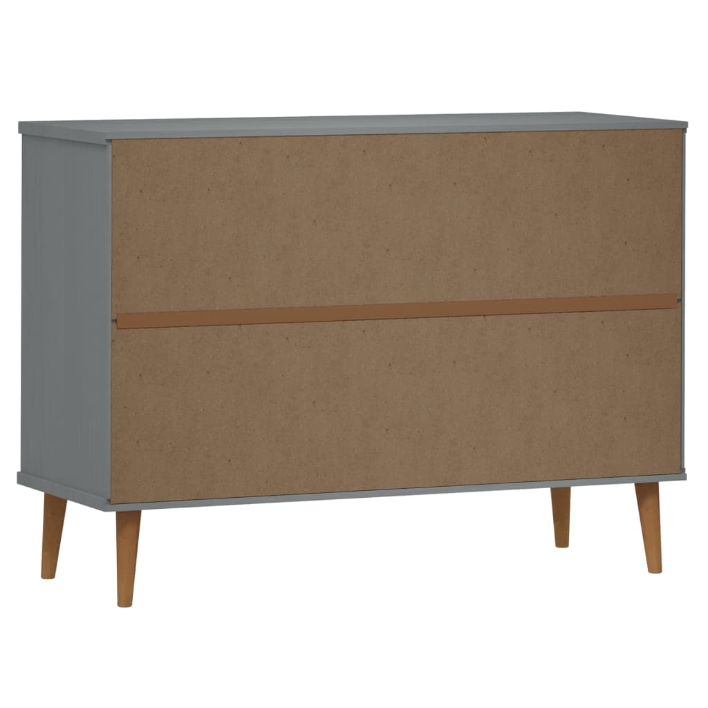 Dulap Cu Sertare „Molde”, , 113X40X80 Cm, Lemn Masiv De Pin