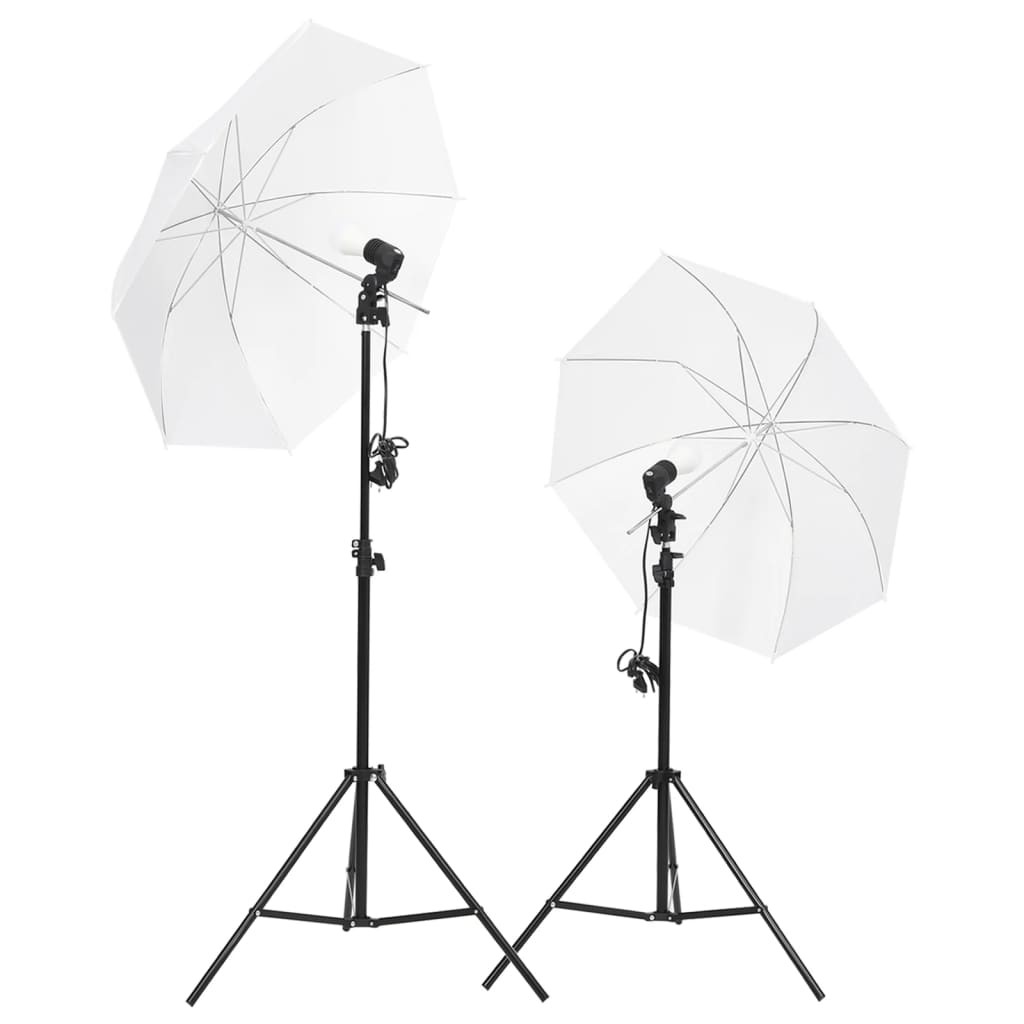 Kit Studio Foto Cu Set De Lumini Și Ecran De Fundal