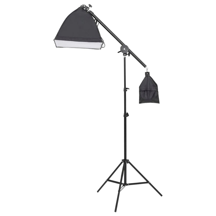 Kit Studio Foto Cu Set De Lumini Și Ecran De Fundal