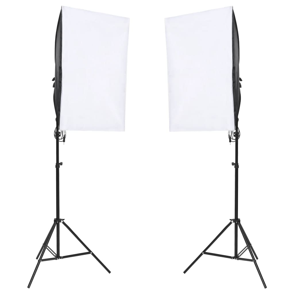 Kit Studio Foto Cu Set De Lumini Și Ecran De Fundal