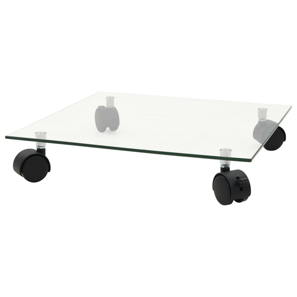 Suport Cu Role De Plante 4 Buc 35X35Cm Sticlă Securizată Pătrat