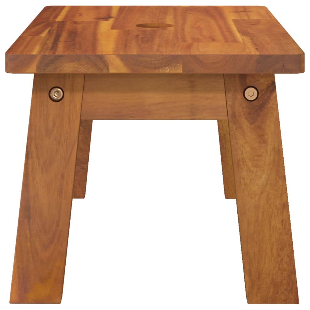 Taburet Cu 1 Treaptă, 38X26X22 Cm, Lemn Masiv De Acacia