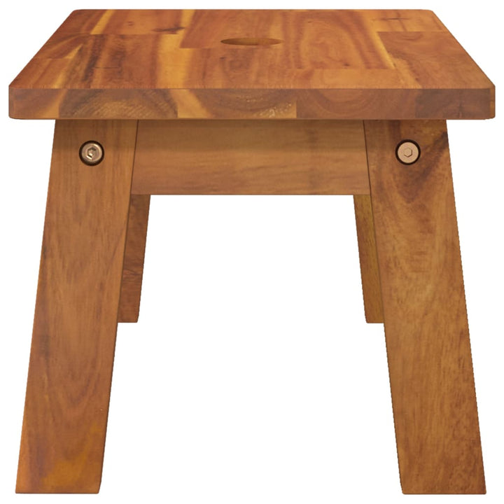 Taburet Cu 1 Treaptă, 38X26X22 Cm, Lemn Masiv De Acacia