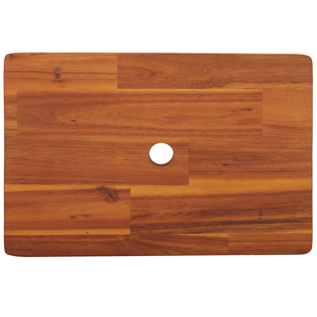Taburet Cu 1 Treaptă, 38X26X22 Cm, Lemn Masiv De Acacia