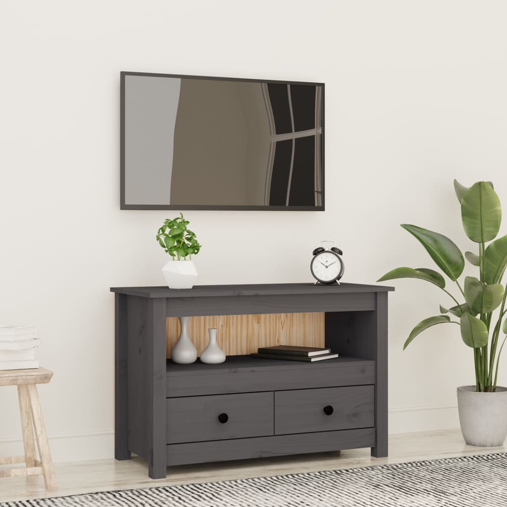 Comodă Tv, , 79X35X52 Cm, Lemn Masiv De Pin