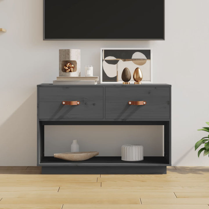 Comodă Tv, 90X40X60 Cm, Lemn Masiv De Pin