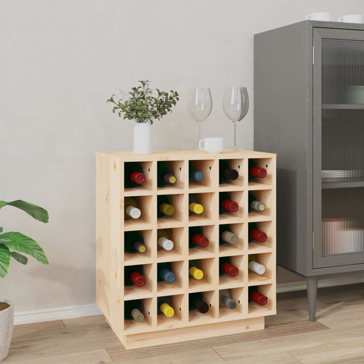 Dulap De Vinuri, , 55,5X34X61 Cm, Lemn Masiv De Pin