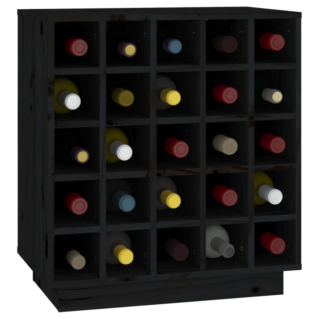 Dulap De Vinuri, , 55,5X34X61 Cm, Lemn Masiv De Pin