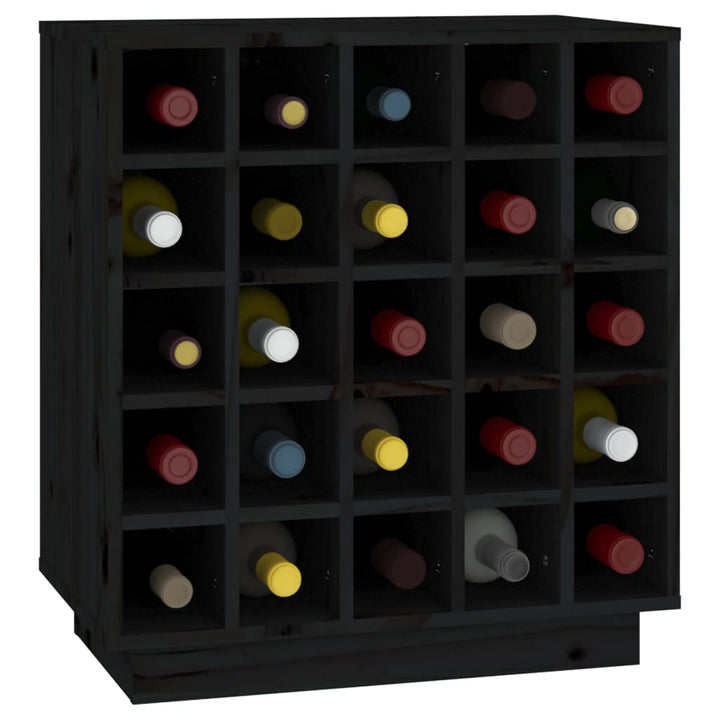 Dulap De Vinuri, , 55,5X34X61 Cm, Lemn Masiv De Pin