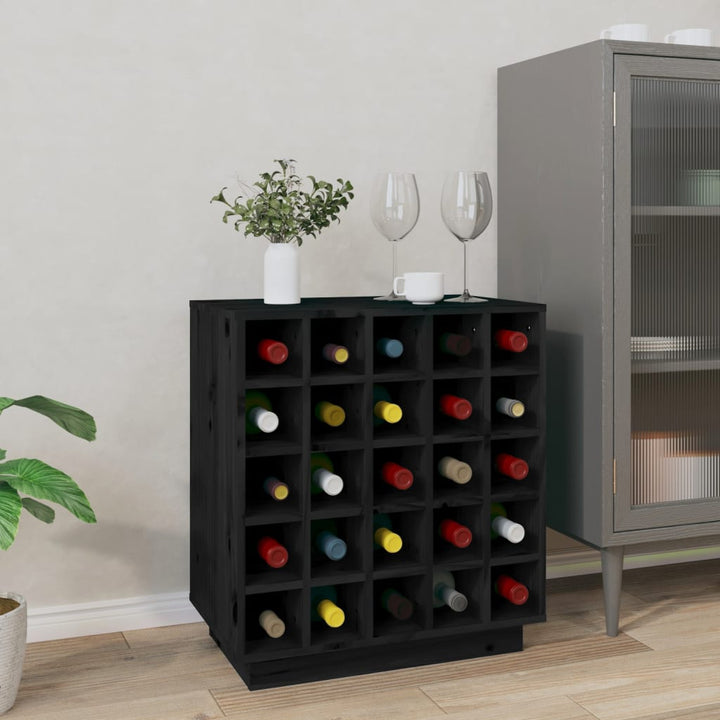 Dulap De Vinuri, , 55,5X34X61 Cm, Lemn Masiv De Pin