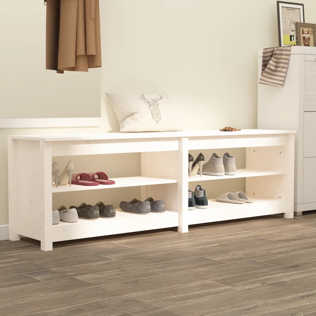 Bancă Pentru Pantofi, , 160X36,5X50 Cm Lemn Masiv Pin