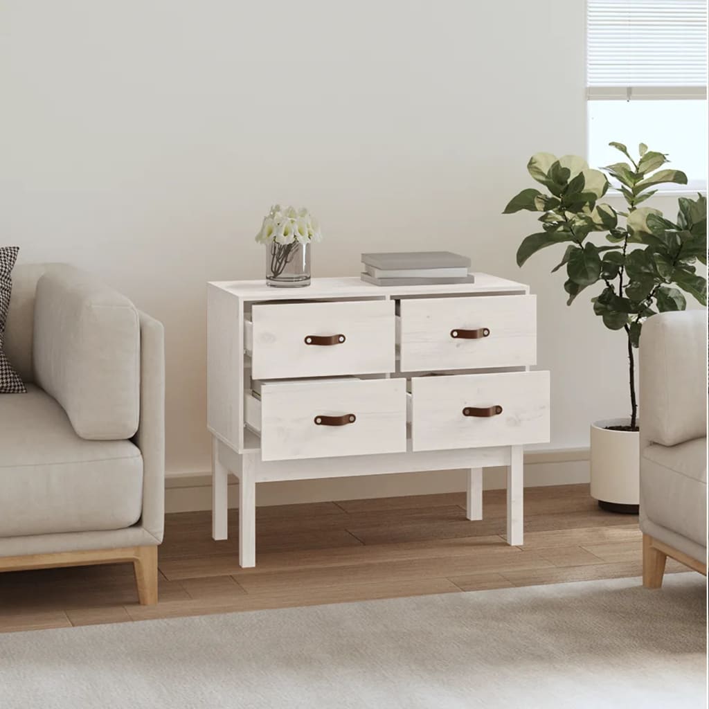 Dulap Consolă, , 90X40X78 Cm, Lemn Masiv De Pin