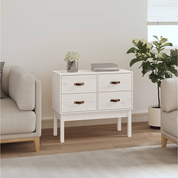 Dulap Consolă, , 90X40X78 Cm, Lemn Masiv De Pin