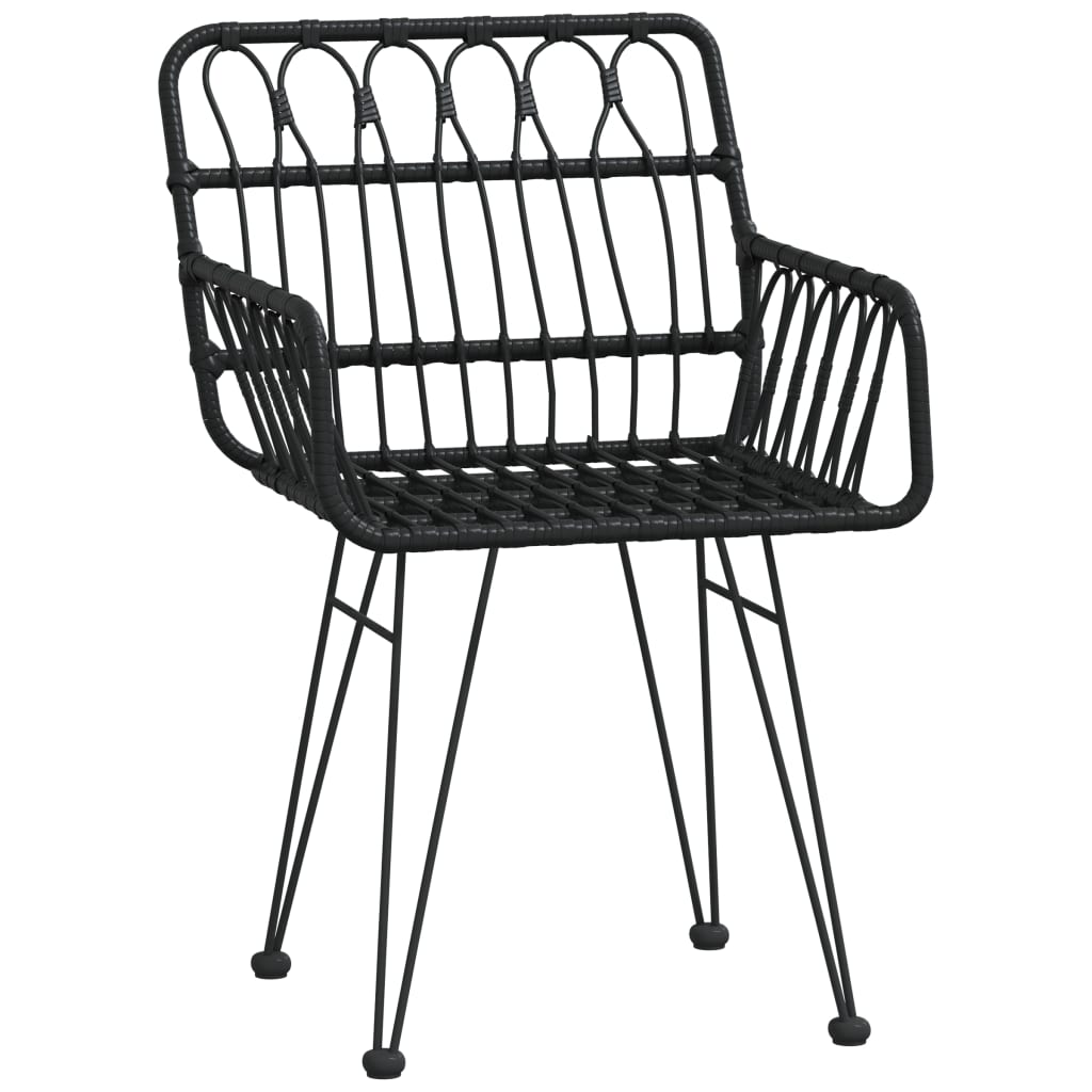 Scaune De Grădină Cu Cotiere 2 Buc. 56X64X80 Cm Ratan Pe