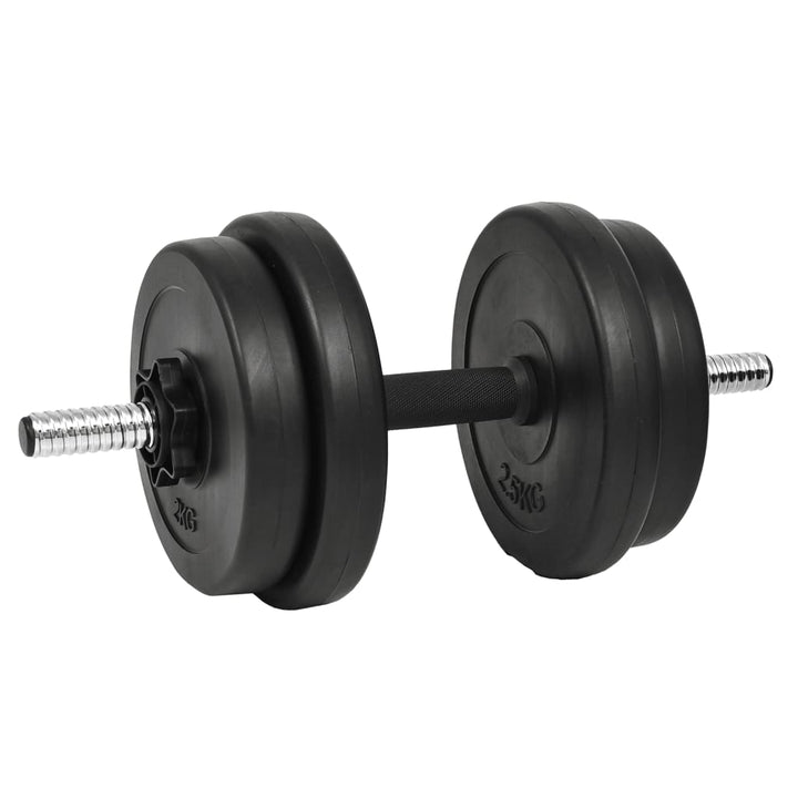 Ganteră Cu Discuri Greutate, 40 Kg