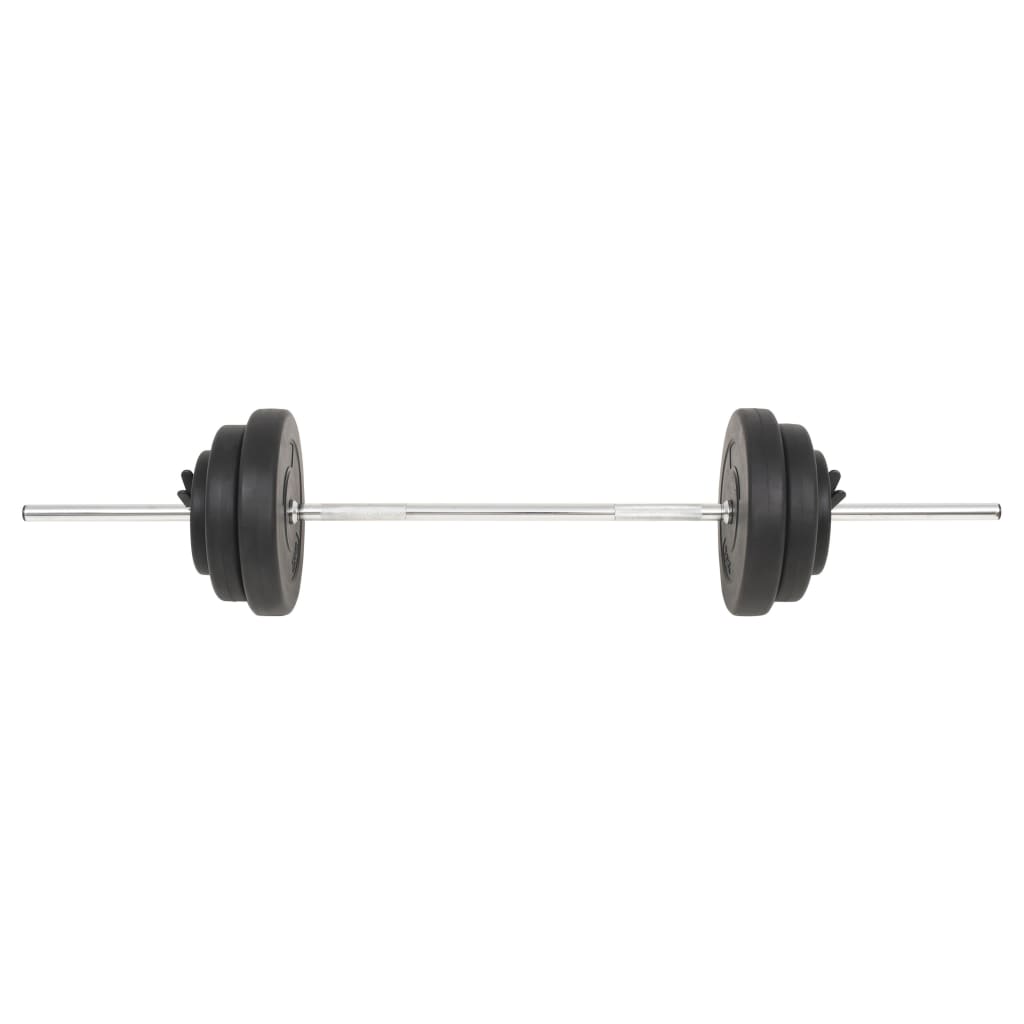 Set Halteră Ondulată Cu Greutăți, 90 Kg