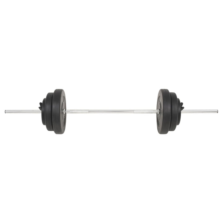 Set Halteră Ondulată Cu Greutăți, 90 Kg