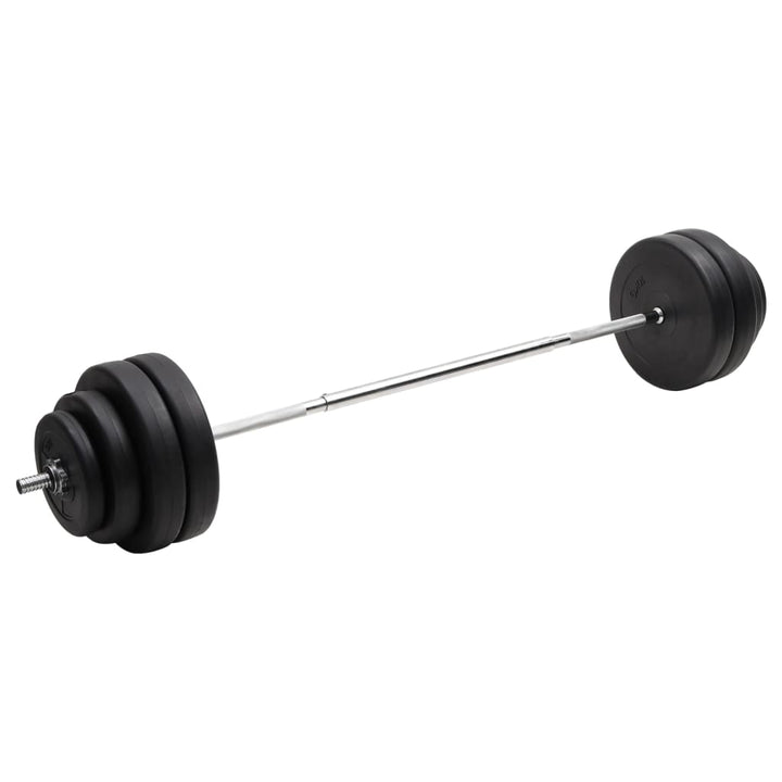 Set Halteră Ondulată Cu Greutăți, 90 Kg