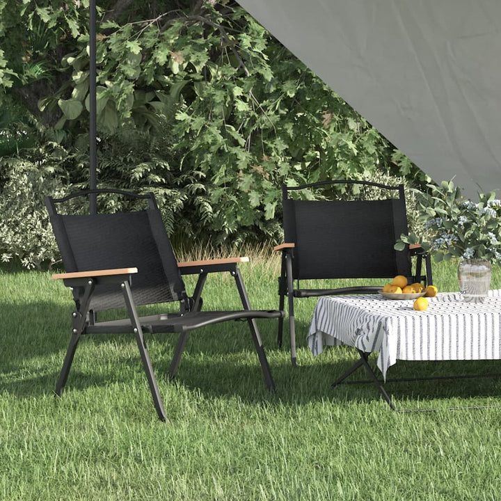 Scaune De Camping, 2 Buc., , , Țesătură Oxford