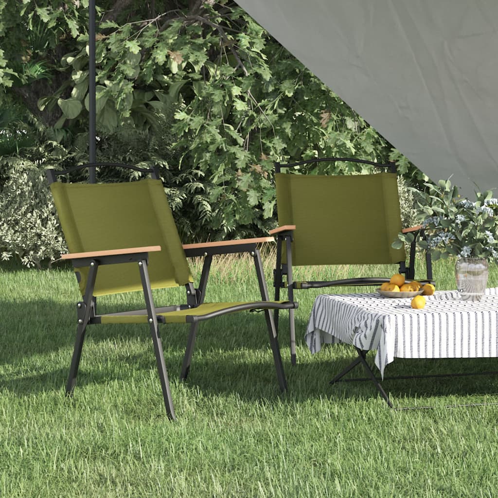 Scaune De Camping, 2 Buc., , , Țesătură Oxford