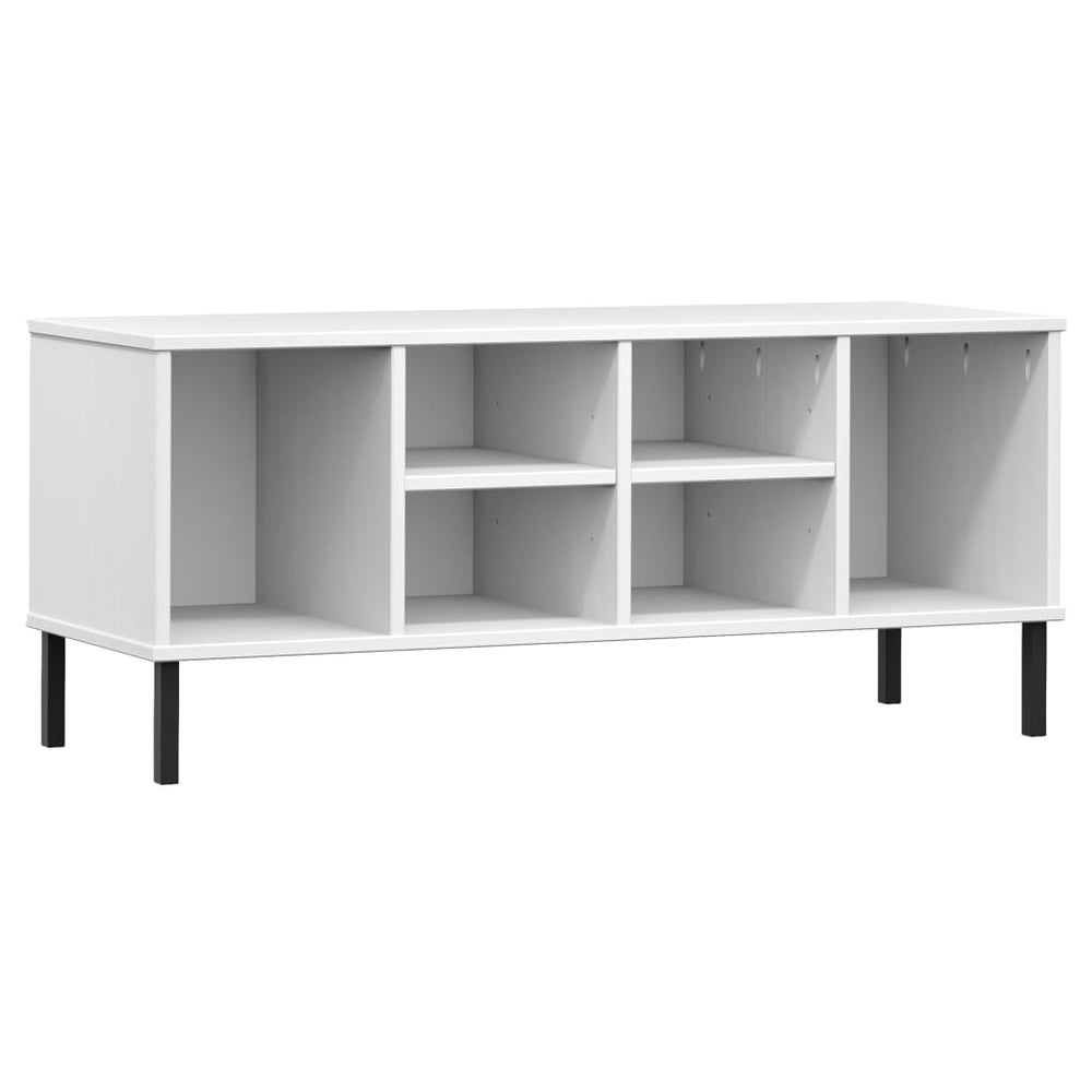 Pantofar Cu Picioare Metalice „Oslo” 106X35X45 Cm Lemn