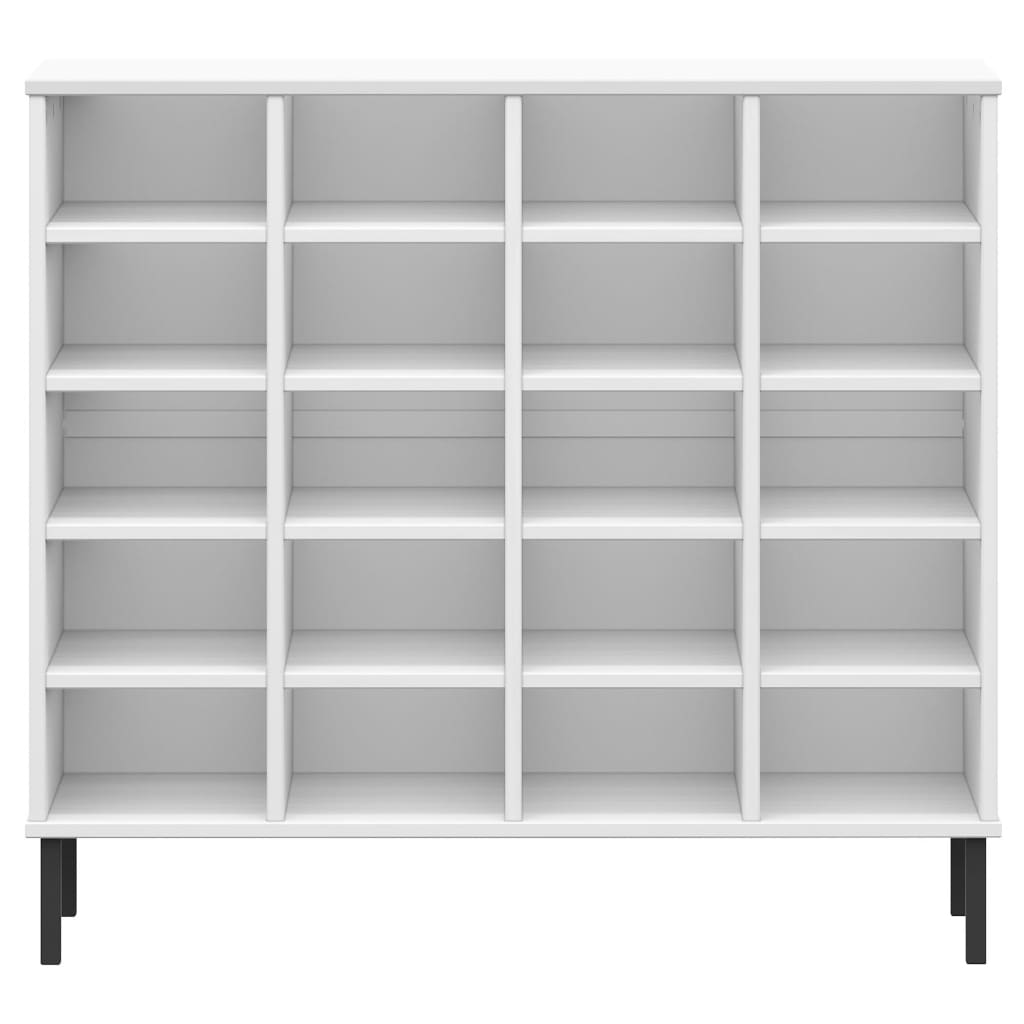 Pantofar Cu Picioare Metalice „Oslo” 95X35X86 Cm Lemn Masiv