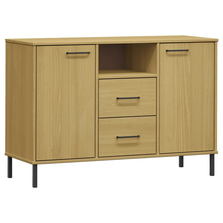 Dulap Cu Picioare Metalice „Oslo” 113X40X77 Cm Lemn