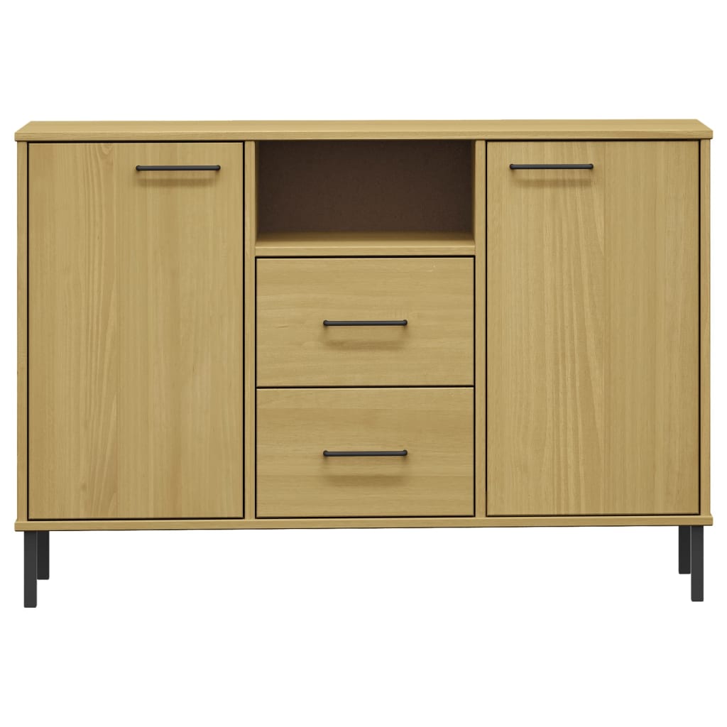 Dulap Cu Picioare Metalice „Oslo” 113X40X77 Cm Lemn