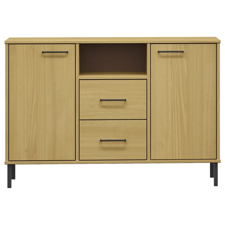 Dulap Cu Picioare Metalice „Oslo” 113X40X77 Cm Lemn