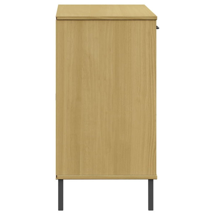 Dulap Cu Picioare Metalice „Oslo” 113X40X77 Cm Lemn
