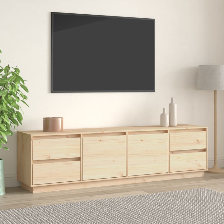 Comodă Tv, , 176X37X47,5 Cm, Lemn Masiv De Pin