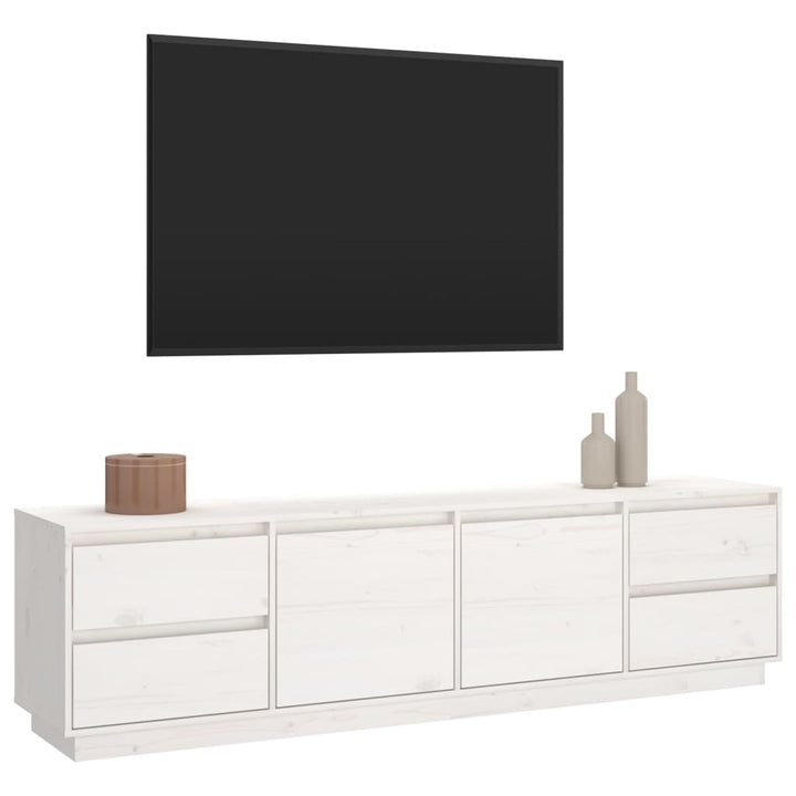 Comodă Tv, , 176X37X47,5 Cm, Lemn Masiv De Pin