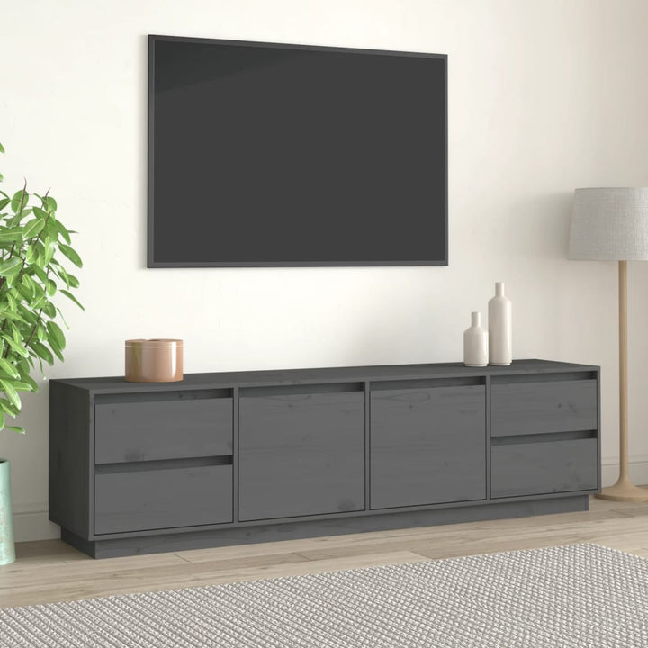 Comodă Tv, , 176X37X47,5 Cm, Lemn Masiv De Pin