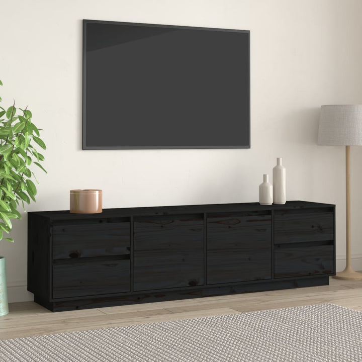 Comodă Tv, , 176X37X47,5 Cm, Lemn Masiv De Pin