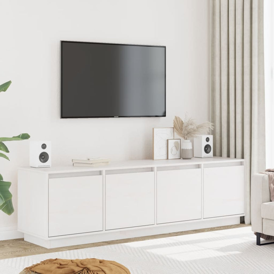 Comodă Tv, , 156X37X45 Cm, Lemn Masiv De Pin
