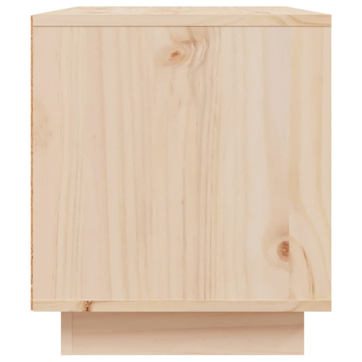 Comodă Tv, 80X35X40,5 Cm, Lemn Masiv De Pin